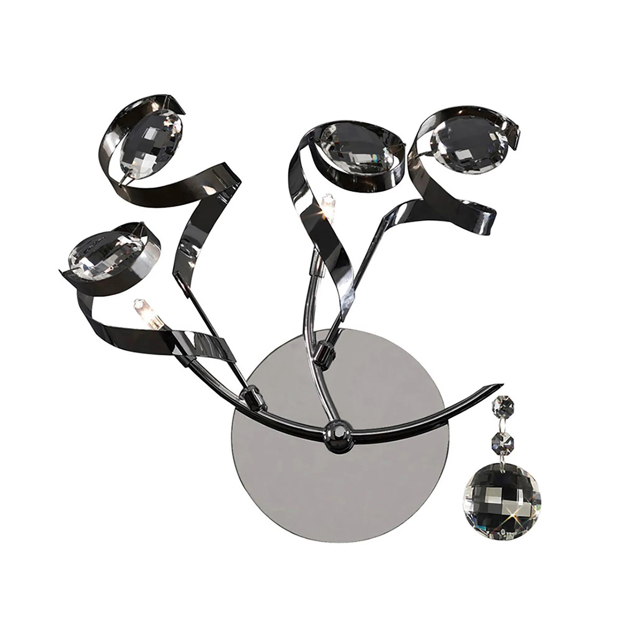 Kurlz Crystal Wall Lights Diyas Armed Wall Lights